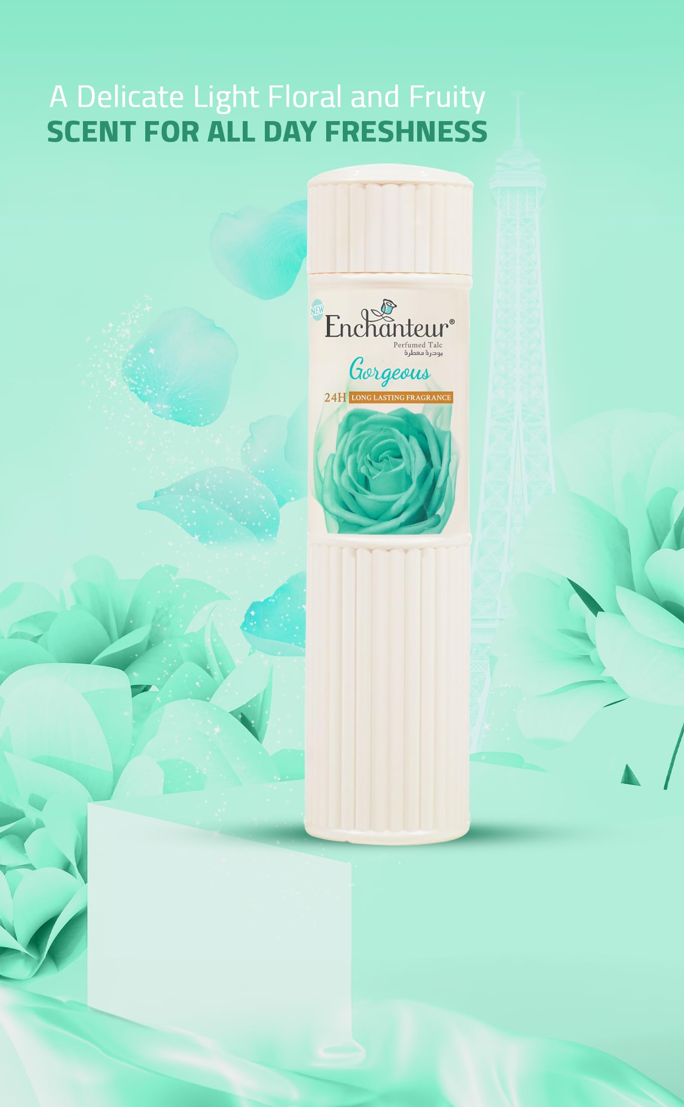 Enchanteur Gorgeous Perfumed Talcum Powder 250g