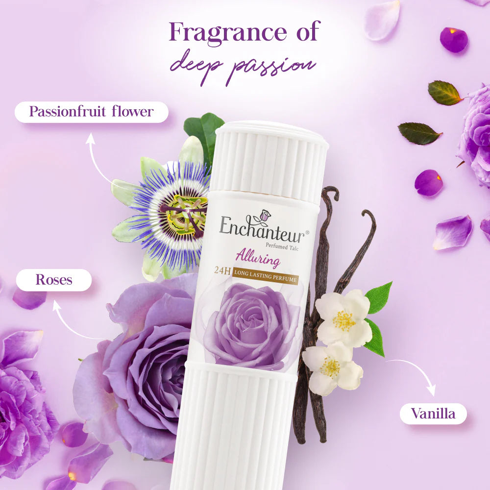 Enchanteur Alluring Perfumed Talcum Powder 250g