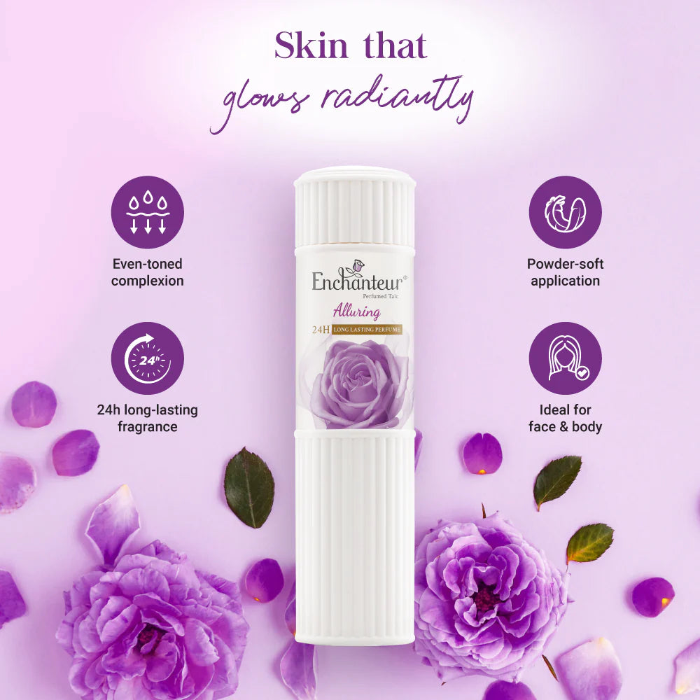 Enchanteur Alluring Perfumed Talcum Powder 125g