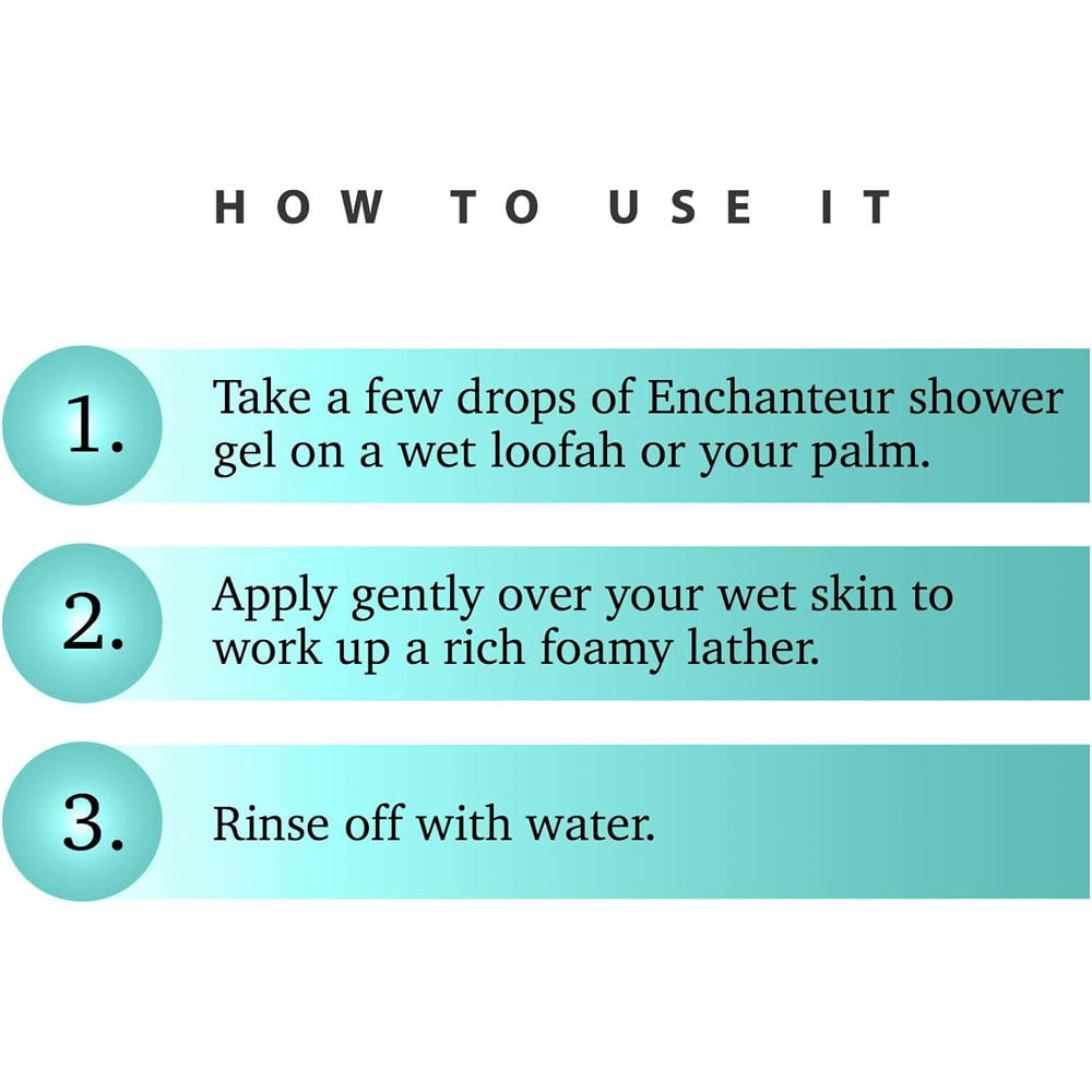 Enchanteur Gorgeous Shower Gel 550ml