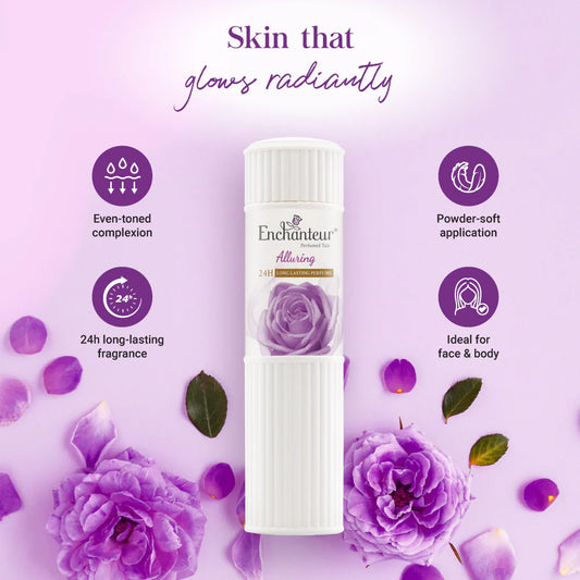 Enchanteur Alluring Perfumed Talcum Powder 125g