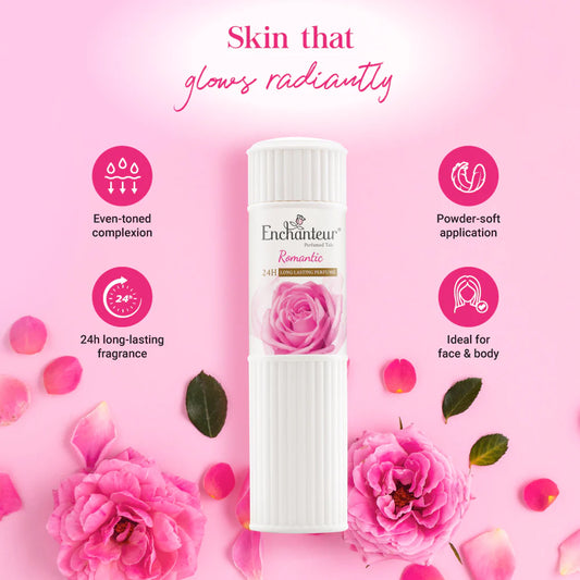 Enchanteur Romantic Perfumed Talcum Powder 250g